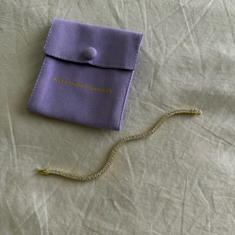 Melinda Maria Heiress tennis bracelet